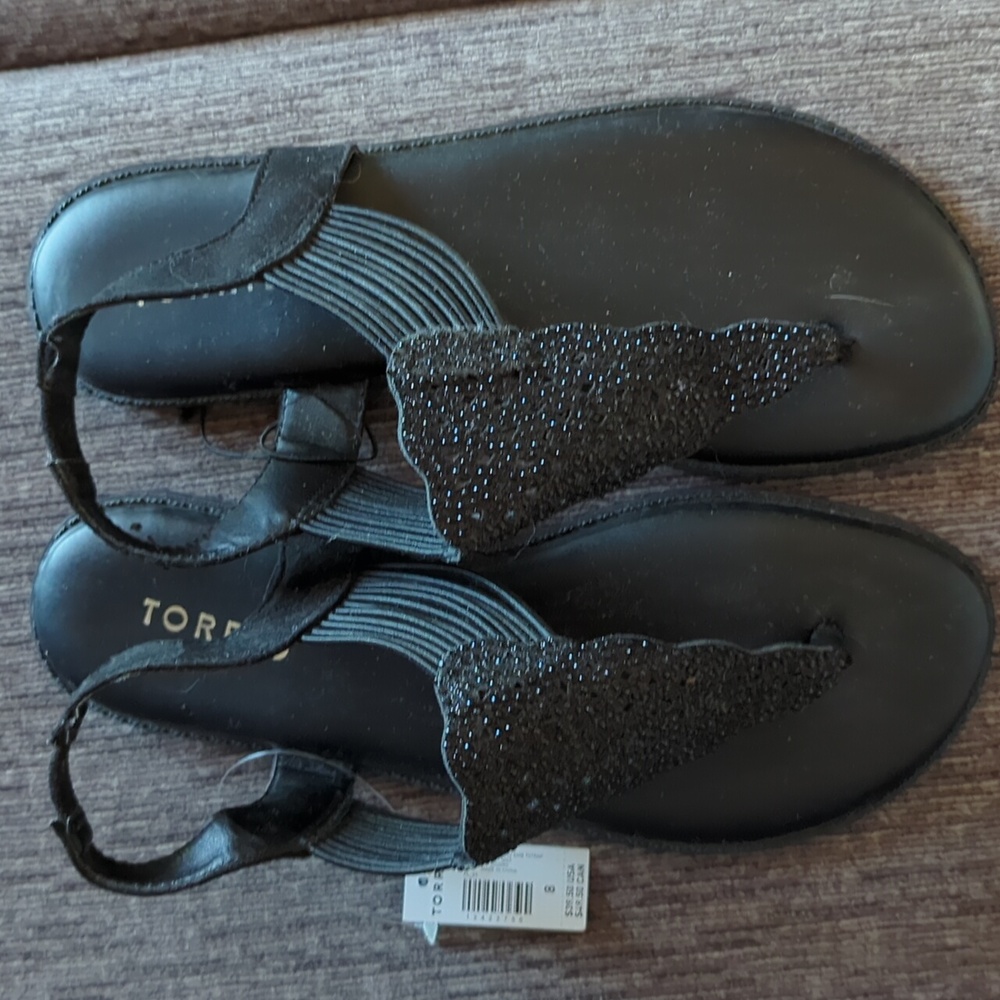 Torrid 8W Embellished Strap Sandals